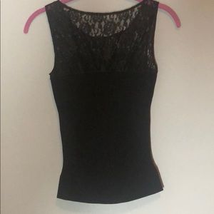 Black lace top